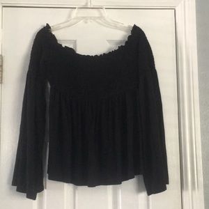 Mossimo off the shoulder black top
